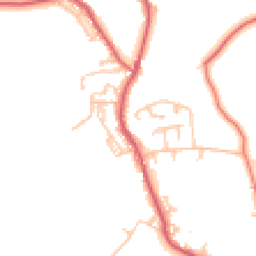 Daytime road noise heatmap for NE39 2BH