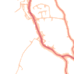 Daytime road noise heatmap for NE39 2BL