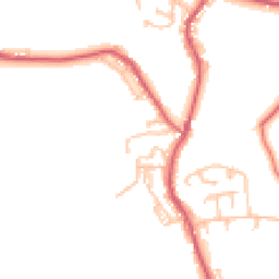 Daytime road noise heatmap for NE39 2DP