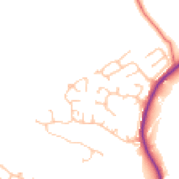 Daytime road noise heatmap for NE39 2PN