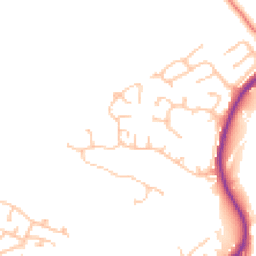 Daytime road noise heatmap for NE39 2PQ