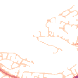 Daytime road noise heatmap for NE39 2PX