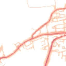 Daytime road noise heatmap for NE40 3AA