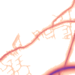Daytime road noise heatmap for NE40 3AX