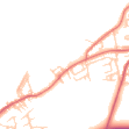 Daytime road noise heatmap for NE40 3BE