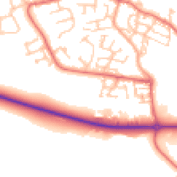 Daytime road noise heatmap for NE40 3BX