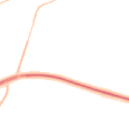 Night-time road noise heatmap for NE40 3BZ
