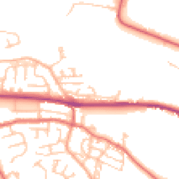 Daytime road noise heatmap for NE40 3DL