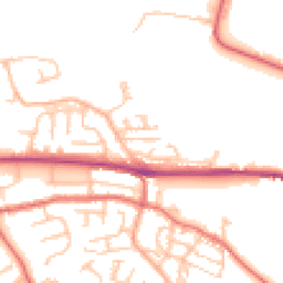 Daytime road noise heatmap for NE40 3DQ