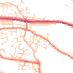 Daytime road noise heatmap for NE40 3EZ