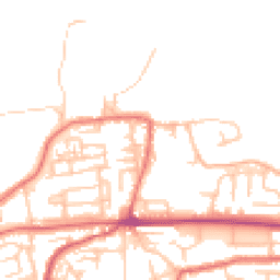Daytime road noise heatmap for NE40 3PH