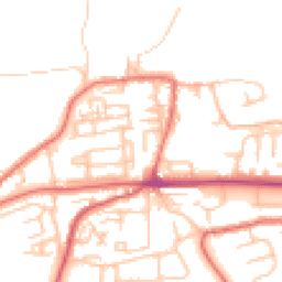 Daytime road noise heatmap for NE40 3PR