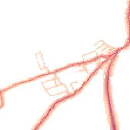 Daytime road noise heatmap for NE40 4AY