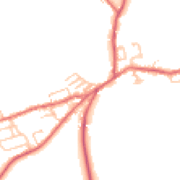 Daytime road noise heatmap for NE40 4BP