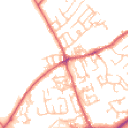 Daytime road noise heatmap for NE40 4HU