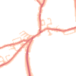 Daytime road noise heatmap for NE40 4JA