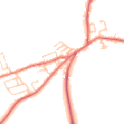 Daytime road noise heatmap for NE40 4JU