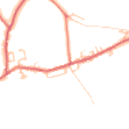 Daytime road noise heatmap for NE40 4QZ