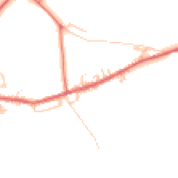 Daytime road noise heatmap for NE40 4RL