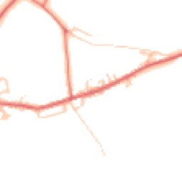 Daytime road noise heatmap for NE40 4RN