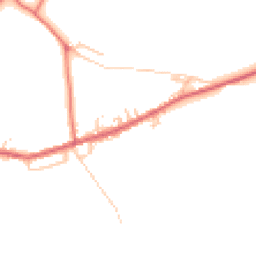 Daytime road noise heatmap for NE40 4RP
