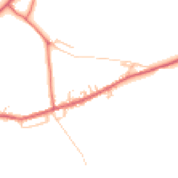 Daytime road noise heatmap for NE40 4RS