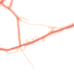 Daytime road noise heatmap for NE40 4RT
