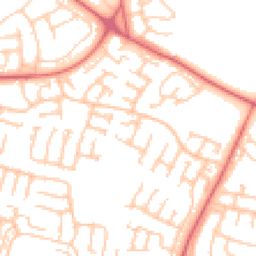 Daytime road noise heatmap for NE5 1AG