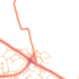 Daytime road noise heatmap for NE5 1DF