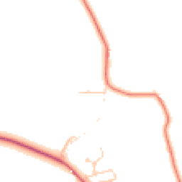 Daytime road noise heatmap for NE5 1NQ