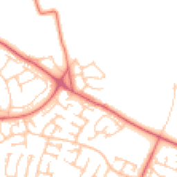 Daytime road noise heatmap for NE5 1PE