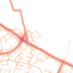 Daytime road noise heatmap for NE5 1PF