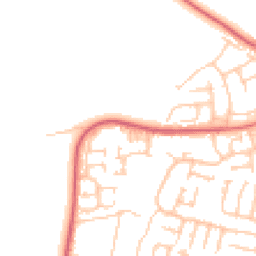 Daytime road noise heatmap for NE5 1QA
