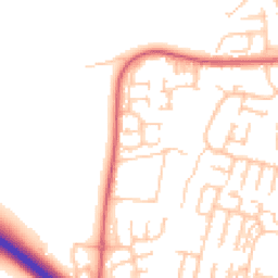 Daytime road noise heatmap for NE5 1QR