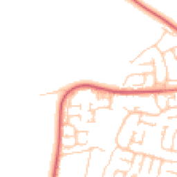 Daytime road noise heatmap for NE5 1QW