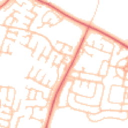 Daytime road noise heatmap for NE5 1SG