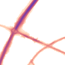 Night-time road noise heatmap for NE5 2AE
