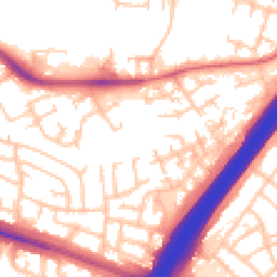 Daytime road noise heatmap for NE5 2FP