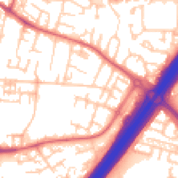 Daytime road noise heatmap for NE5 2LL