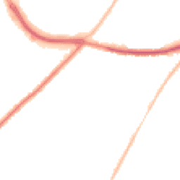 Night-time road noise heatmap for NE5 2RT