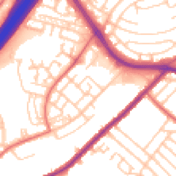 Daytime road noise heatmap for NE5 2SB