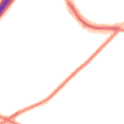 Night-time road noise heatmap for NE5 2TN