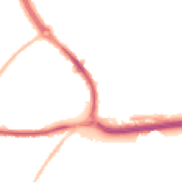 Night-time road noise heatmap for NE5 3AE