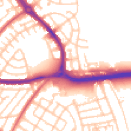 Daytime road noise heatmap for NE5 3DB