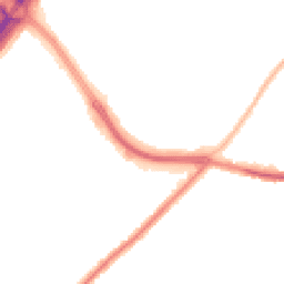 Night-time road noise heatmap for NE5 3RA