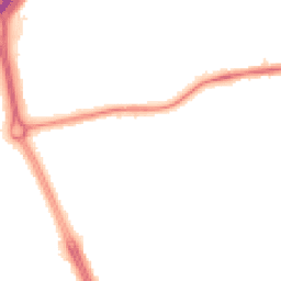 Night-time road noise heatmap for NE5 3XE