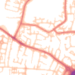 Daytime road noise heatmap for NE5 4AH