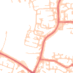 Daytime road noise heatmap for NE5 4JL