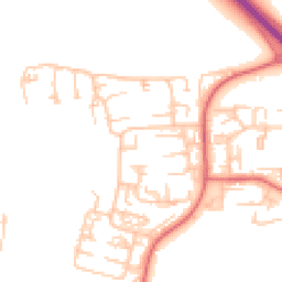 Daytime road noise heatmap for NE5 4JX