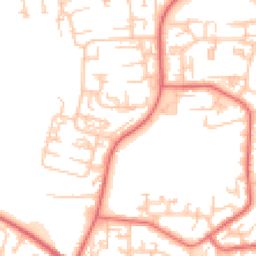 Daytime road noise heatmap for NE5 4NR
